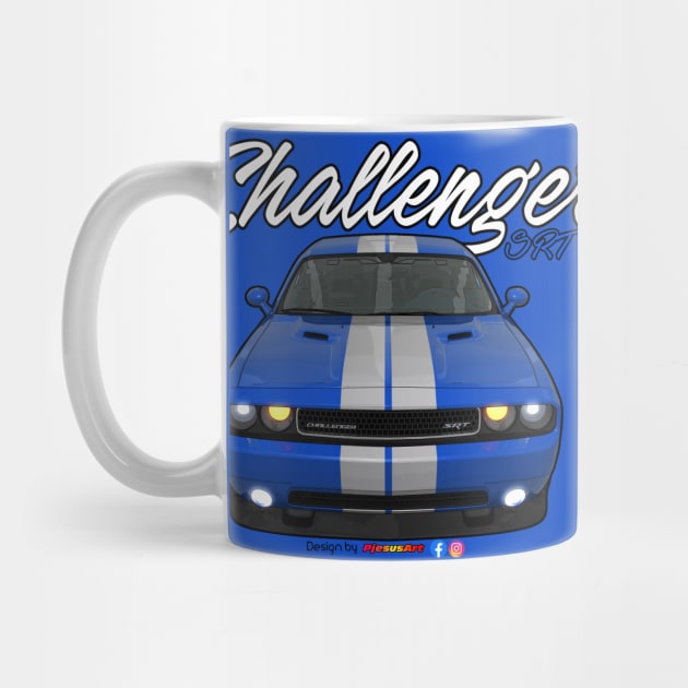 Challenger SRT8 Blue by pjesusart by PjesusArt